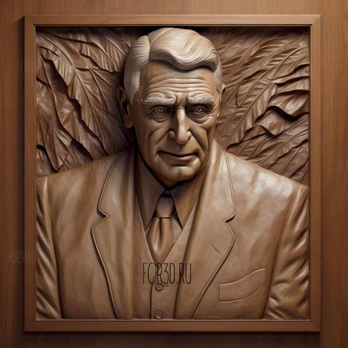 Cary Grant 2 stl model for CNC